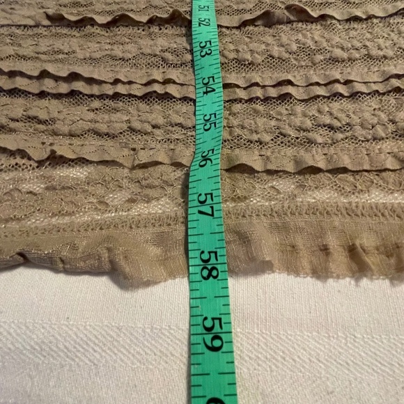 Boho Maxi Dress Off Shoulder Ruffle Lace Train Fairy Cottagecore Photoshoot - Picture 14 of 16